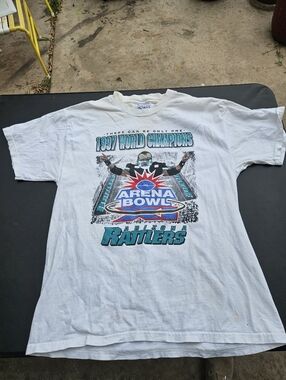 Arizona Rattlers 1997 Arena Bowl Champions Vintage Hanes Tee 80s